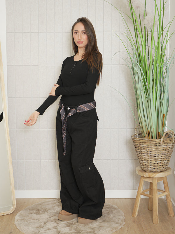 Jeans nero tasconi