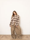 Camicia check con corpetto