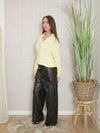 Pantalone ecopelle