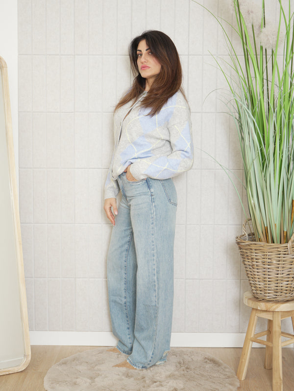 Cardigan rombi