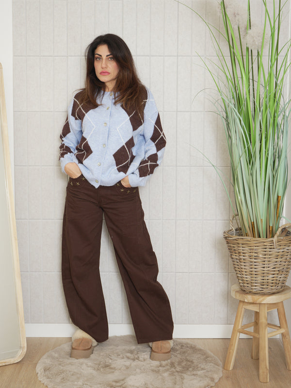 Cardigan rombi