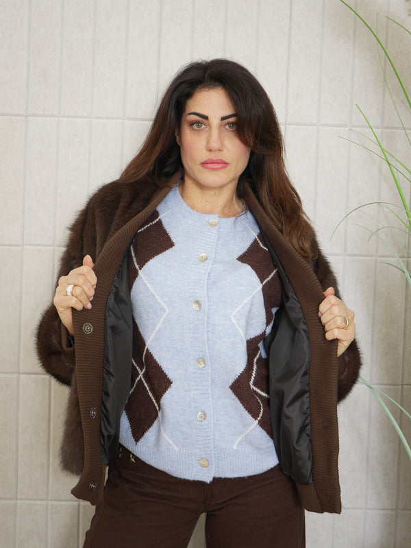 Cardigan rombi