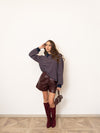 Pantaloncino in pelle