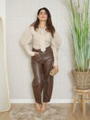 Pantalone Balloon Ecopelle Natalie