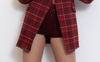 Short maculato con paillettes