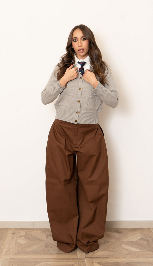 Set con pull, camicia e cravattina