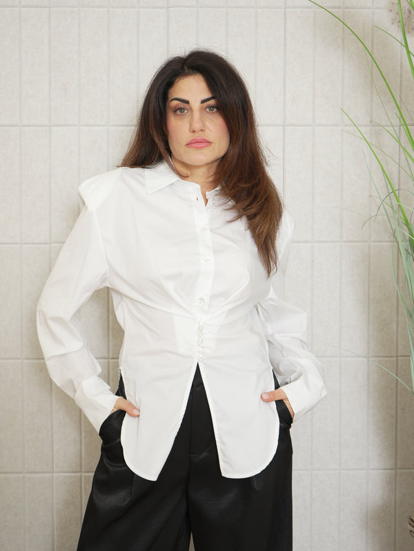 Camicia con bottoncini