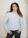 Cardigan fiocchetti