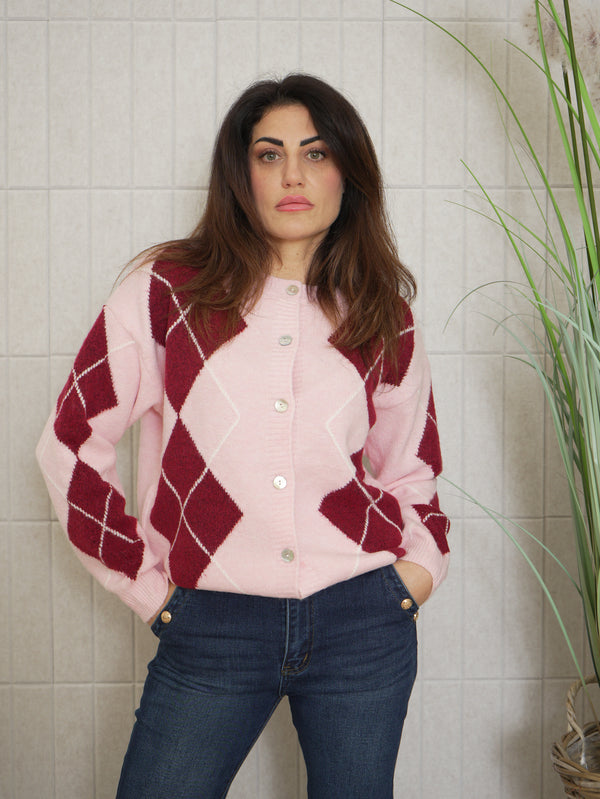 Cardigan rombi